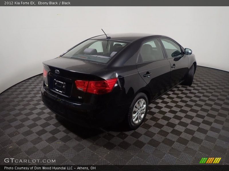 Ebony Black / Black 2012 Kia Forte EX