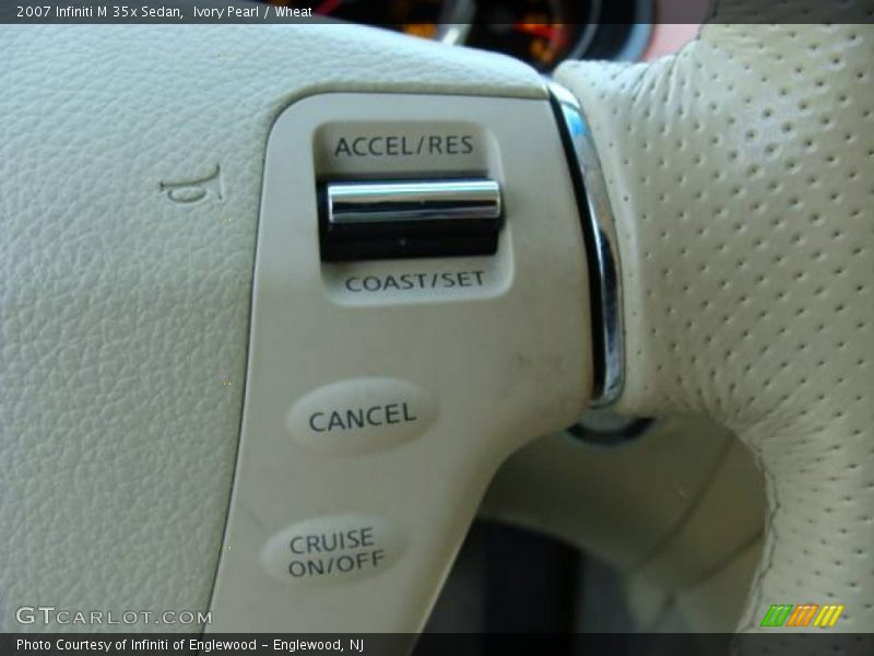 Ivory Pearl / Wheat 2007 Infiniti M 35x Sedan