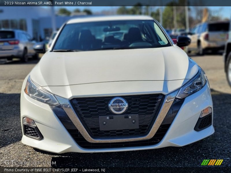 Pearl White / Charcoal 2019 Nissan Altima SR AWD