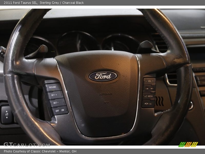 Sterling Grey / Charcoal Black 2011 Ford Taurus SEL