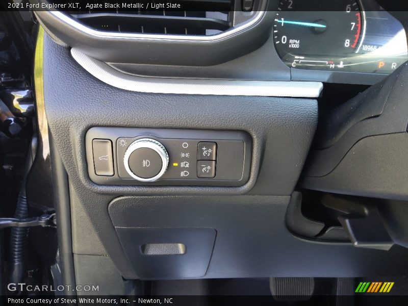 Controls of 2021 Explorer XLT