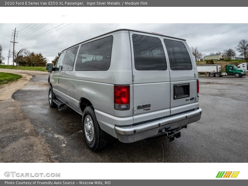 Ingot Silver Metallic / Medium Flint 2010 Ford E Series Van E350 XL Passenger