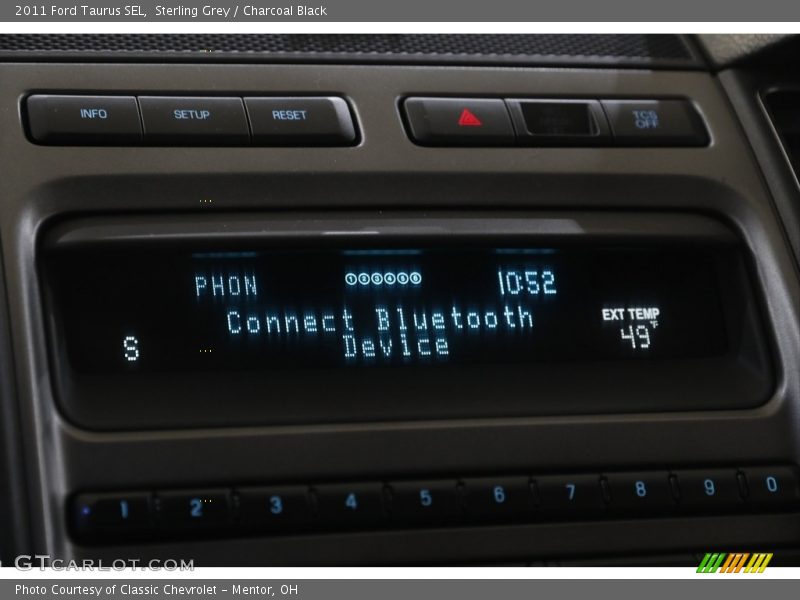 Sterling Grey / Charcoal Black 2011 Ford Taurus SEL