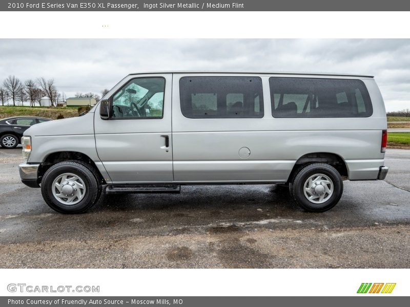 Ingot Silver Metallic / Medium Flint 2010 Ford E Series Van E350 XL Passenger