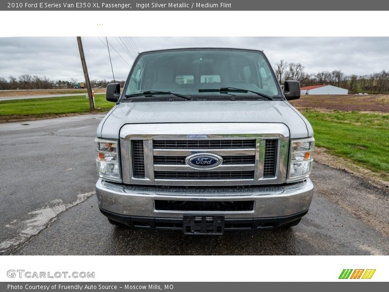 Ingot Silver Metallic / Medium Flint 2010 Ford E Series Van E350 XL Passenger