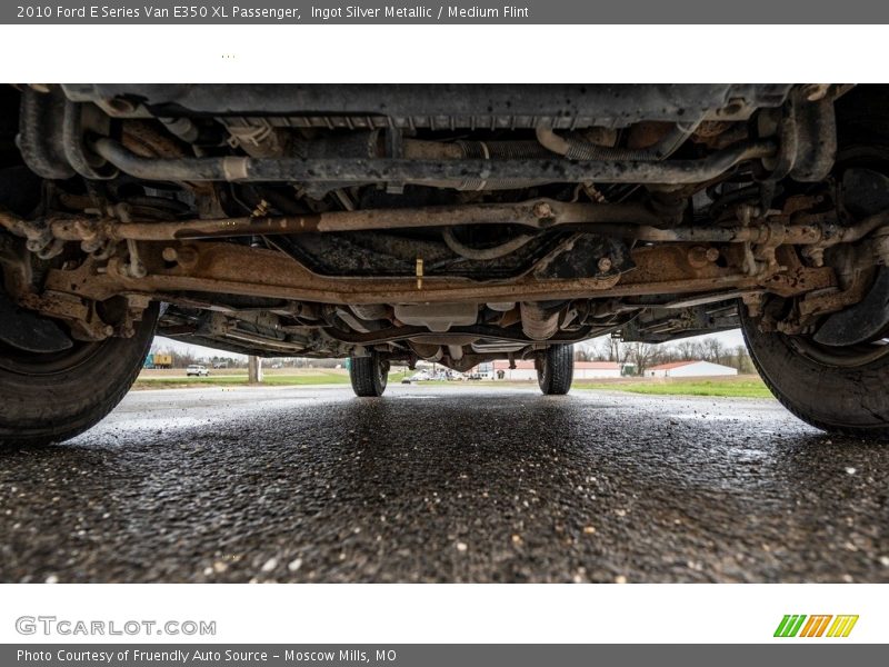Ingot Silver Metallic / Medium Flint 2010 Ford E Series Van E350 XL Passenger
