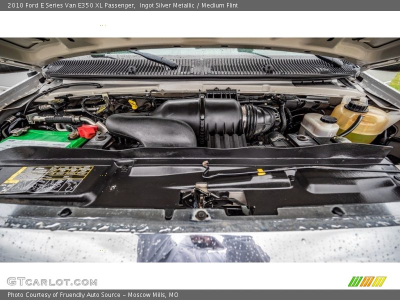Ingot Silver Metallic / Medium Flint 2010 Ford E Series Van E350 XL Passenger