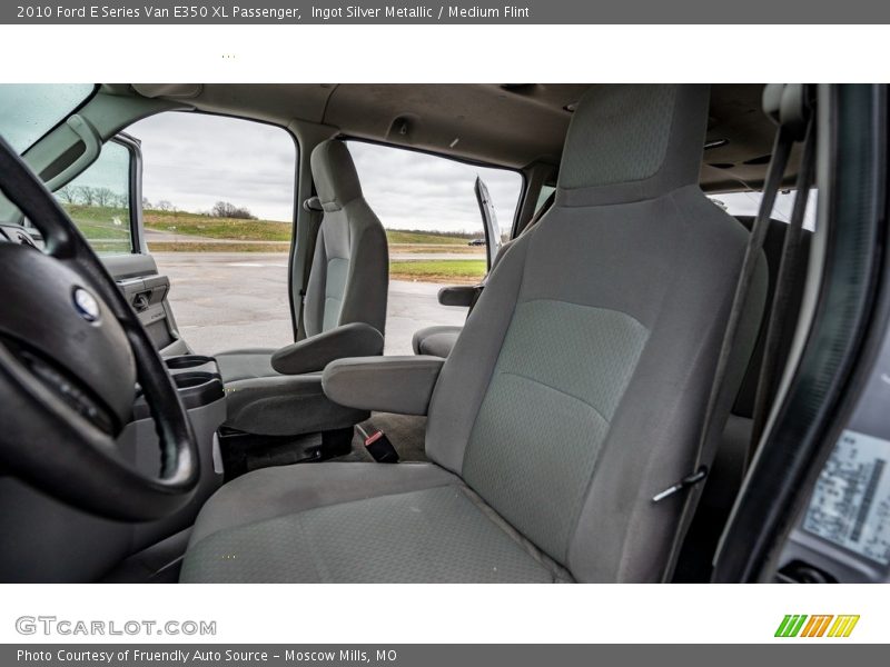 Ingot Silver Metallic / Medium Flint 2010 Ford E Series Van E350 XL Passenger