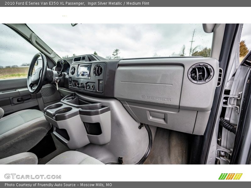 Ingot Silver Metallic / Medium Flint 2010 Ford E Series Van E350 XL Passenger