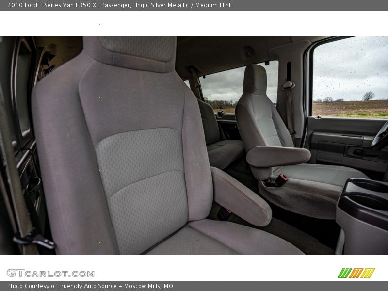 Ingot Silver Metallic / Medium Flint 2010 Ford E Series Van E350 XL Passenger