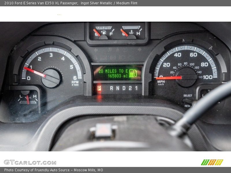 Ingot Silver Metallic / Medium Flint 2010 Ford E Series Van E350 XL Passenger