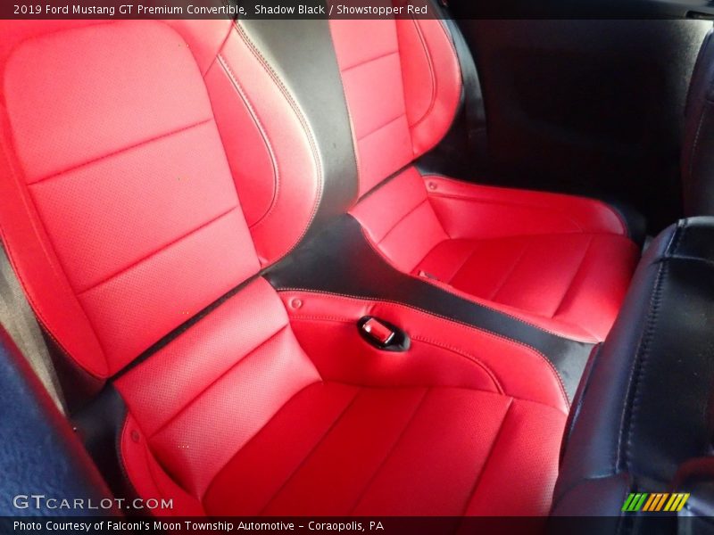 Shadow Black / Showstopper Red 2019 Ford Mustang GT Premium Convertible