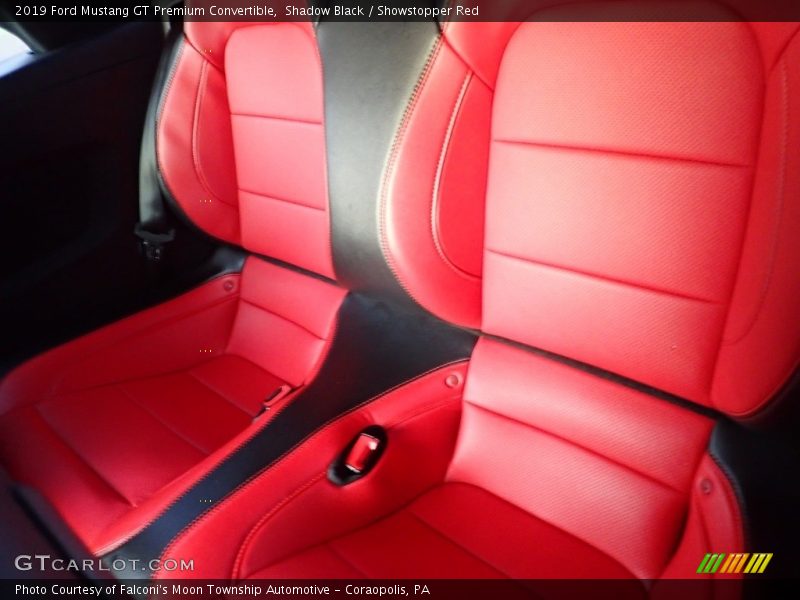 Shadow Black / Showstopper Red 2019 Ford Mustang GT Premium Convertible