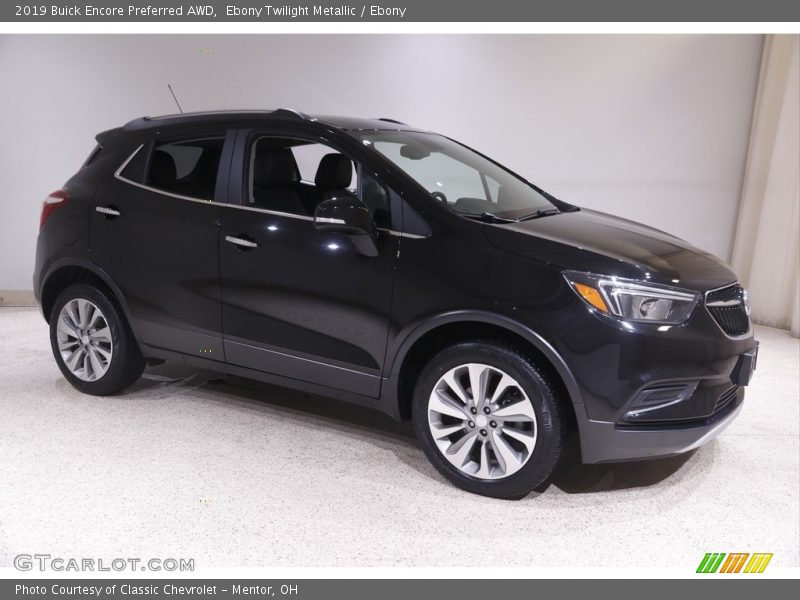 Ebony Twilight Metallic / Ebony 2019 Buick Encore Preferred AWD