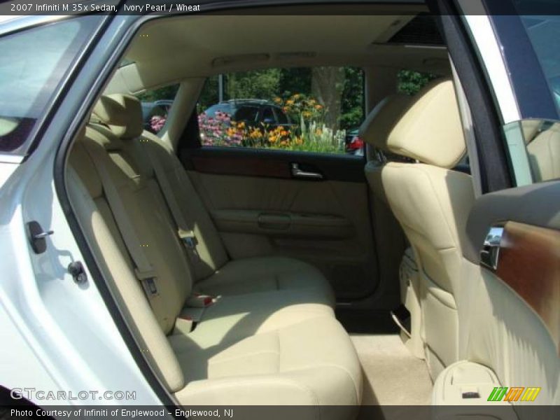 Ivory Pearl / Wheat 2007 Infiniti M 35x Sedan