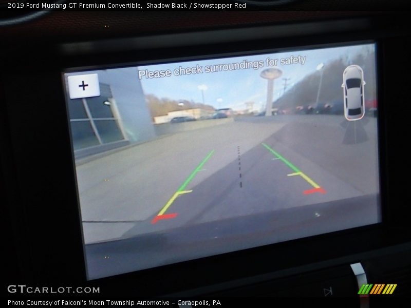 Shadow Black / Showstopper Red 2019 Ford Mustang GT Premium Convertible