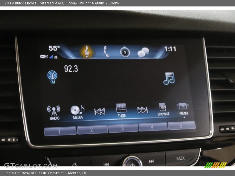 Ebony Twilight Metallic / Ebony 2019 Buick Encore Preferred AWD