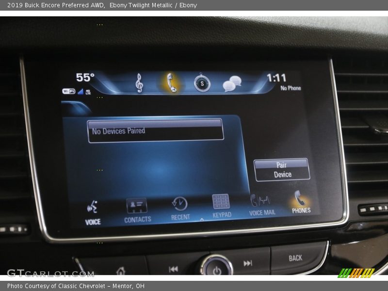 Ebony Twilight Metallic / Ebony 2019 Buick Encore Preferred AWD