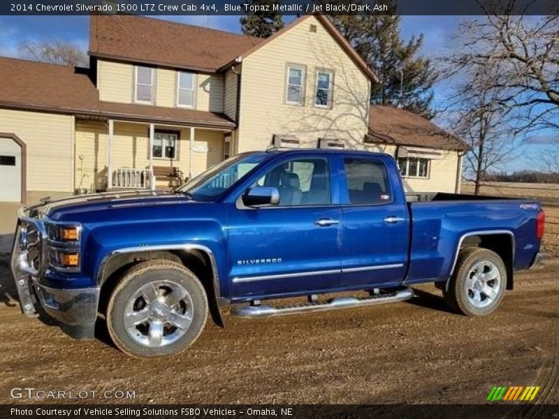  2014 Silverado 1500 LTZ Crew Cab 4x4 Blue Topaz Metallic