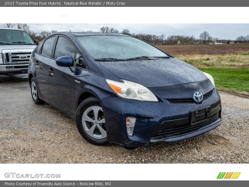 Nautical Blue Metallic / Misty Gray 2013 Toyota Prius Four Hybrid