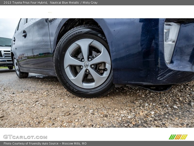 Nautical Blue Metallic / Misty Gray 2013 Toyota Prius Four Hybrid