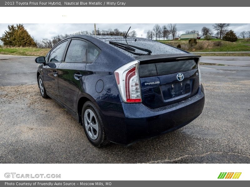 Nautical Blue Metallic / Misty Gray 2013 Toyota Prius Four Hybrid