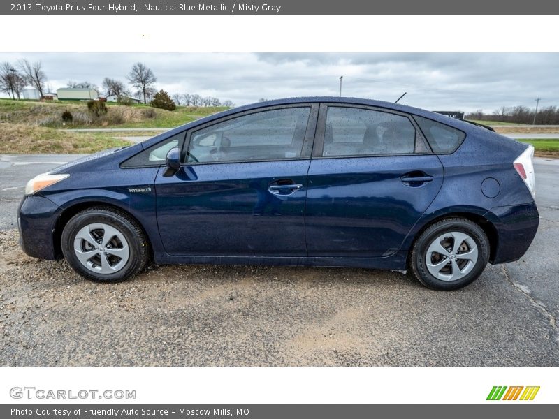 Nautical Blue Metallic / Misty Gray 2013 Toyota Prius Four Hybrid