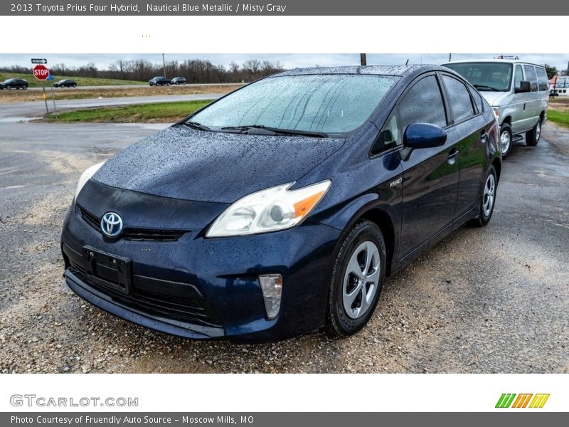 Nautical Blue Metallic / Misty Gray 2013 Toyota Prius Four Hybrid