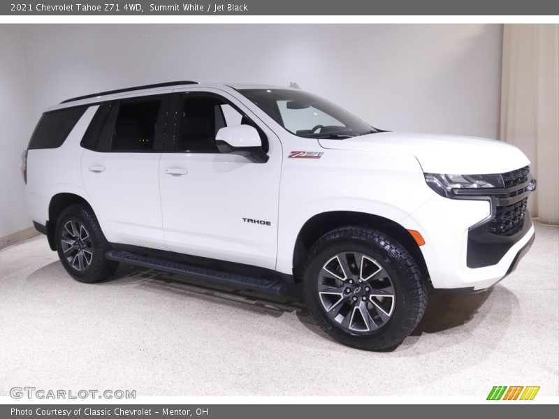 Summit White / Jet Black 2021 Chevrolet Tahoe Z71 4WD