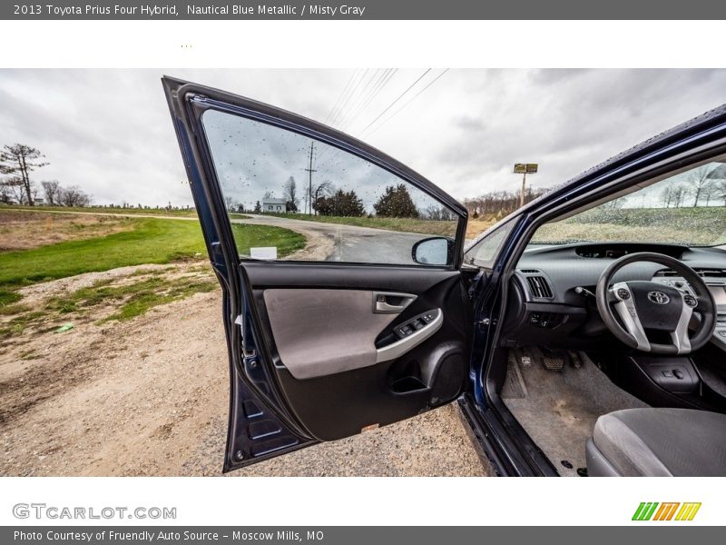 Nautical Blue Metallic / Misty Gray 2013 Toyota Prius Four Hybrid