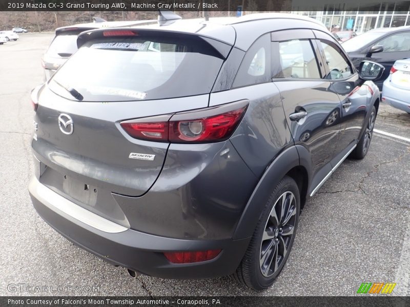 Machine Gray Metallic / Black 2019 Mazda CX-3 Grand Touring AWD