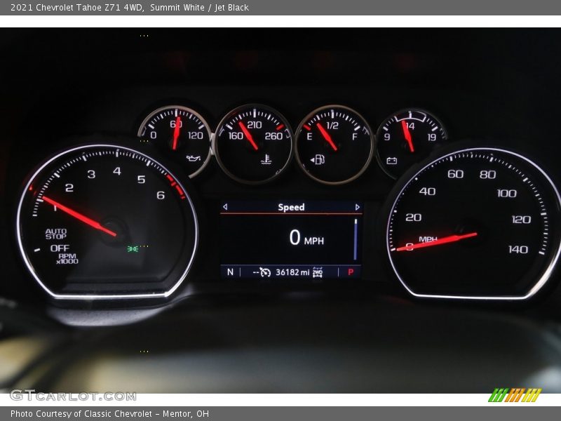 Summit White / Jet Black 2021 Chevrolet Tahoe Z71 4WD