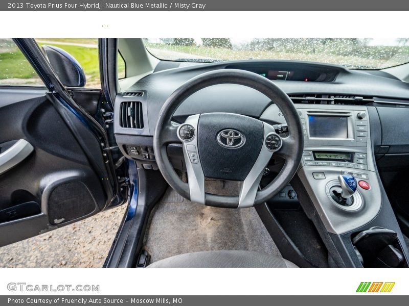 Nautical Blue Metallic / Misty Gray 2013 Toyota Prius Four Hybrid