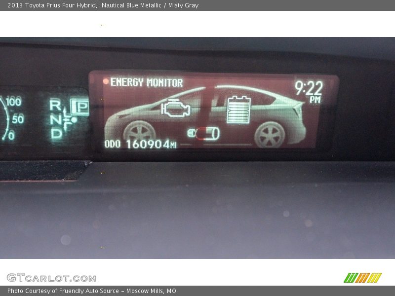 Nautical Blue Metallic / Misty Gray 2013 Toyota Prius Four Hybrid