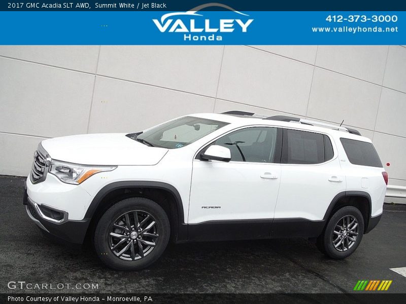 Summit White / Jet Black 2017 GMC Acadia SLT AWD