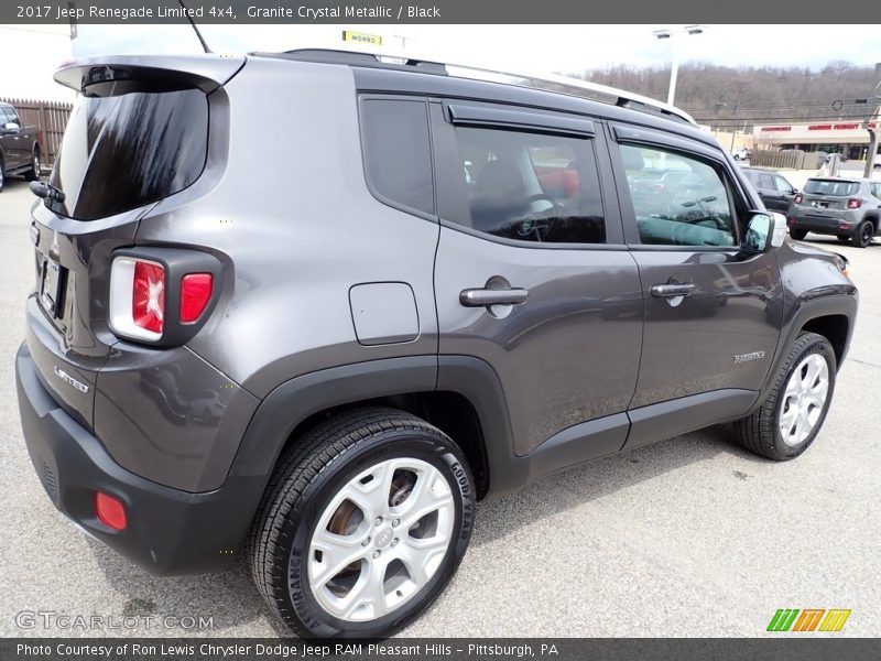 Granite Crystal Metallic / Black 2017 Jeep Renegade Limited 4x4