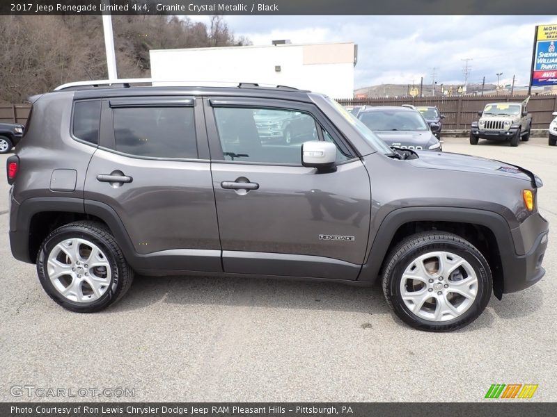 Granite Crystal Metallic / Black 2017 Jeep Renegade Limited 4x4