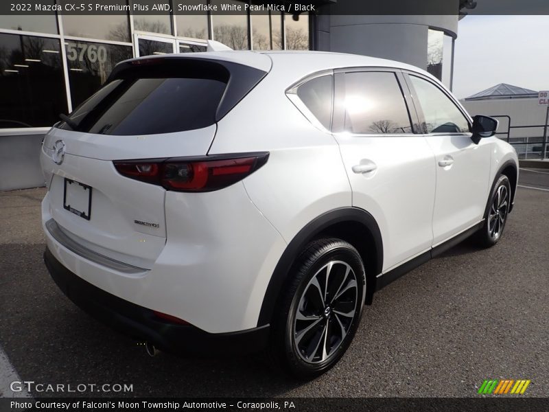 Snowflake White Pearl Mica / Black 2022 Mazda CX-5 S Premium Plus AWD