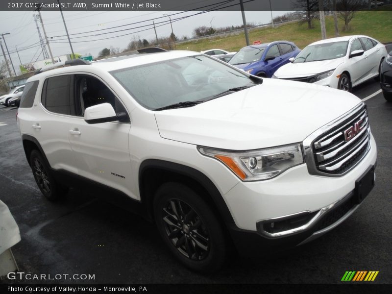 Summit White / Jet Black 2017 GMC Acadia SLT AWD