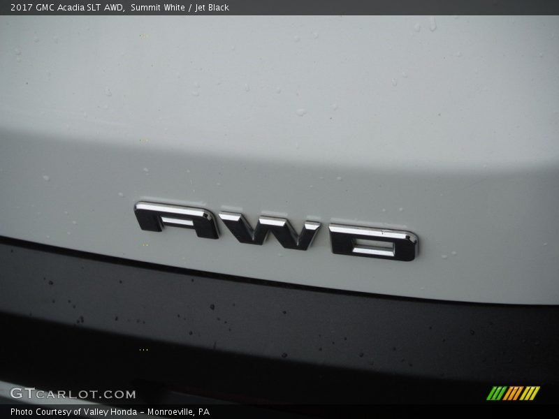 Summit White / Jet Black 2017 GMC Acadia SLT AWD