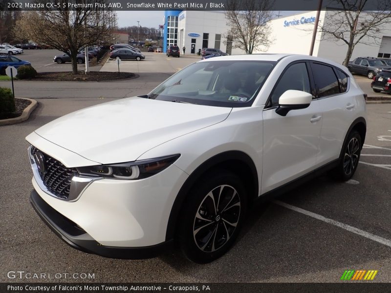Snowflake White Pearl Mica / Black 2022 Mazda CX-5 S Premium Plus AWD