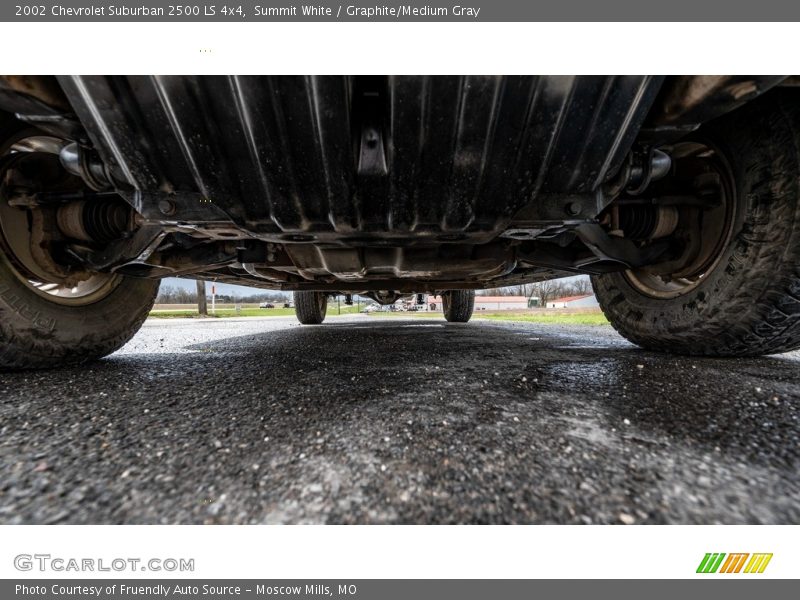 Undercarriage of 2002 Suburban 2500 LS 4x4