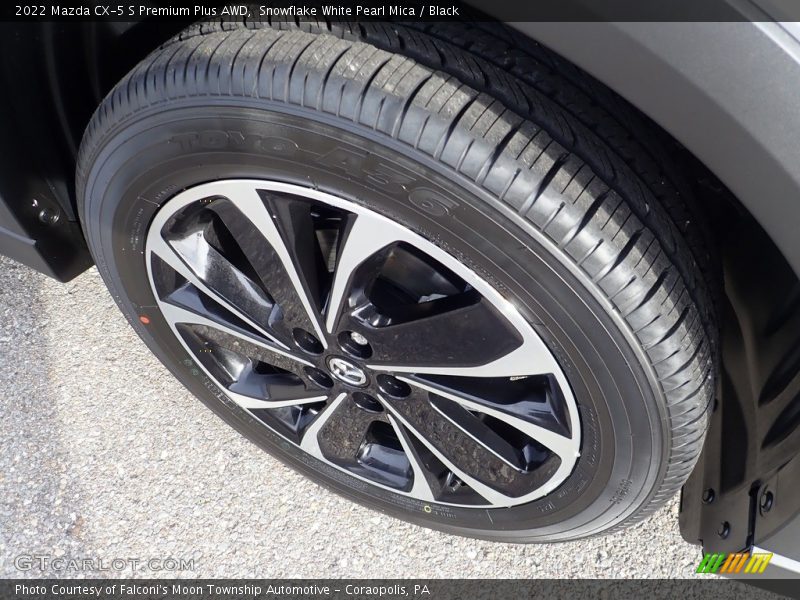 Snowflake White Pearl Mica / Black 2022 Mazda CX-5 S Premium Plus AWD