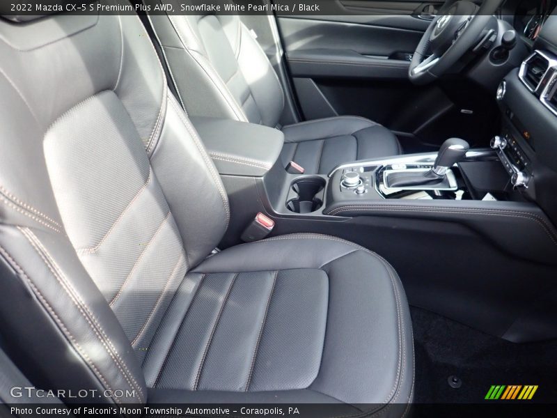 Snowflake White Pearl Mica / Black 2022 Mazda CX-5 S Premium Plus AWD