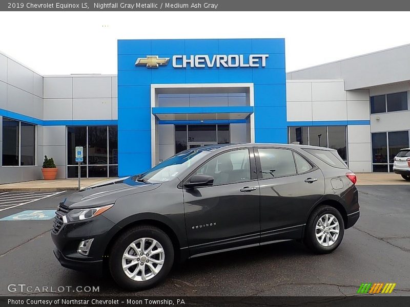 Nightfall Gray Metallic / Medium Ash Gray 2019 Chevrolet Equinox LS