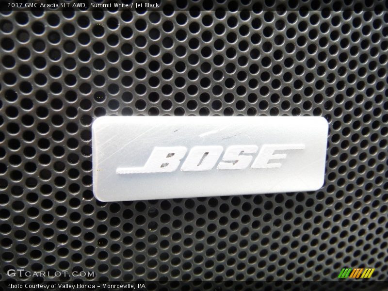 Summit White / Jet Black 2017 GMC Acadia SLT AWD