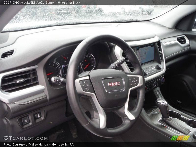 Summit White / Jet Black 2017 GMC Acadia SLT AWD