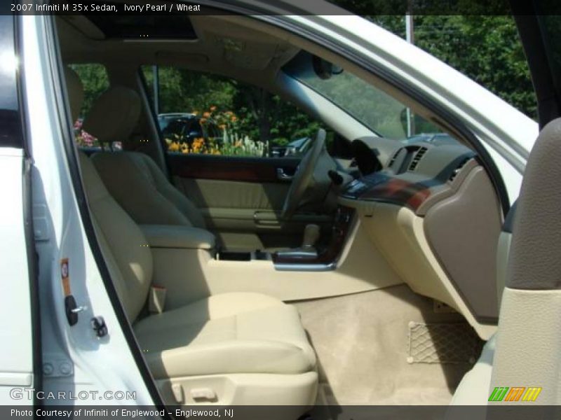 Ivory Pearl / Wheat 2007 Infiniti M 35x Sedan
