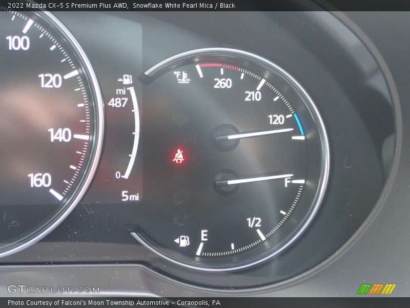 Snowflake White Pearl Mica / Black 2022 Mazda CX-5 S Premium Plus AWD