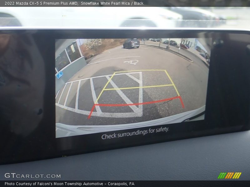 Snowflake White Pearl Mica / Black 2022 Mazda CX-5 S Premium Plus AWD